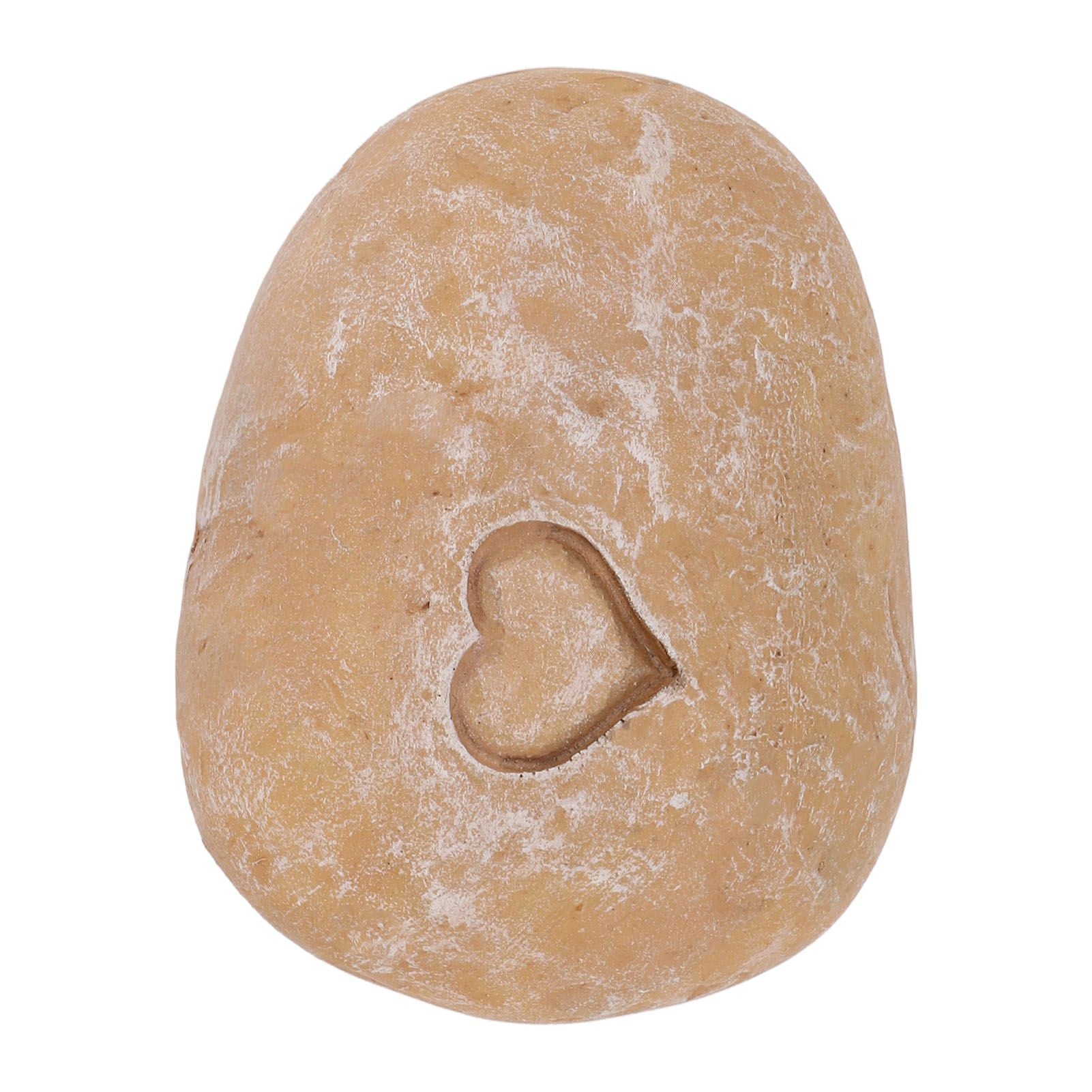 Pet Memorial Garden Stone DIY Lettering Simulation Pebbles Pet Grave Marker for Dogs Cats Love Stone Sand Color - view 10