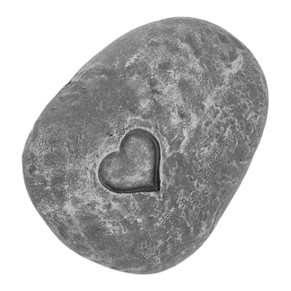 Pet Memorial Garden Stone DIY Lettering Simulation Pebbles Pet Grave Marker for Dogs Cats Love Stone Grey - view 8