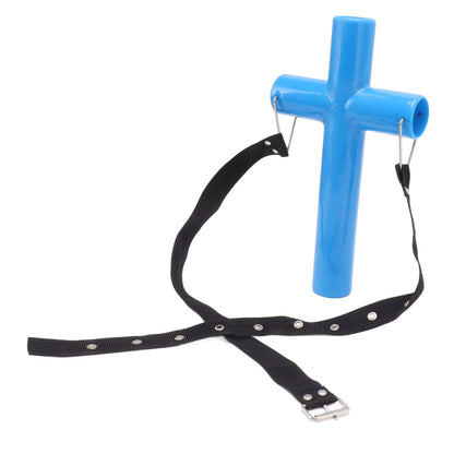 Livestock Mouth Opener Animal Gastric Lavage Feeding Medicine Cross Tool for Cattle Horse Sheep Blue L - view 4
