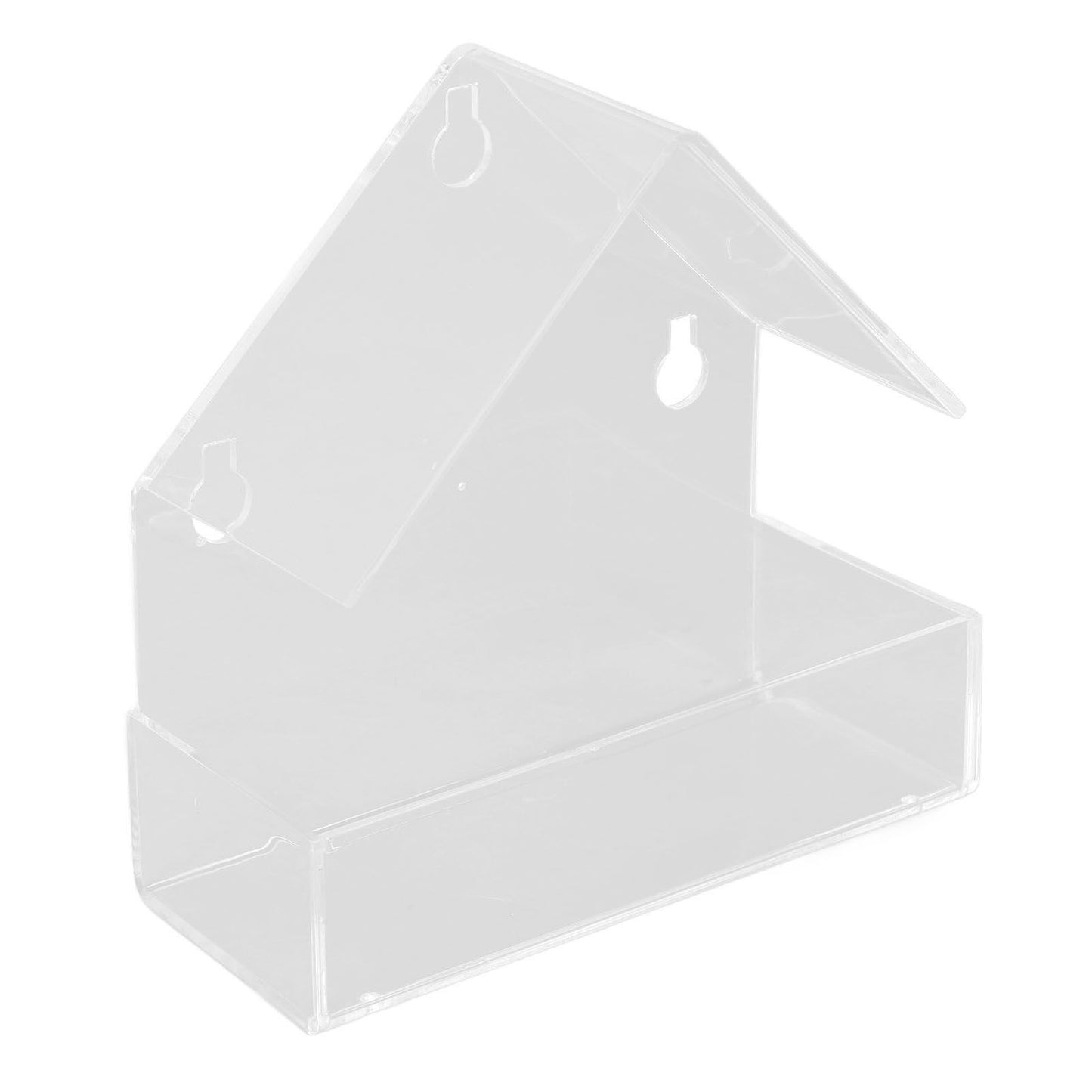Window Bird Feeder with Suction Cup Window Acrylic Bird Feeding House Tray for Farm Garden - view 2