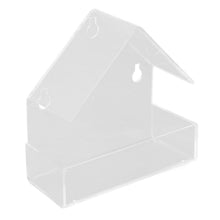 Window Bird Feeder with Suction Cup Window Acrylic Bird Feeding House Tray for Farm Garden - view 2
