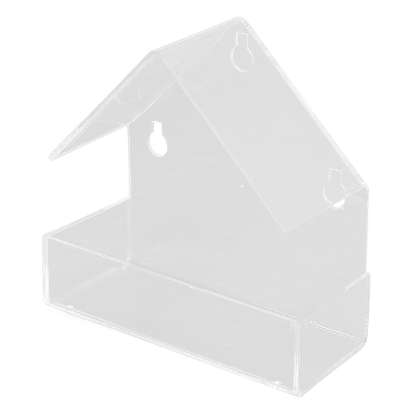 Window Bird Feeder with Suction Cup Window Acrylic Bird Feeding House Tray for Farm Garden - view 3