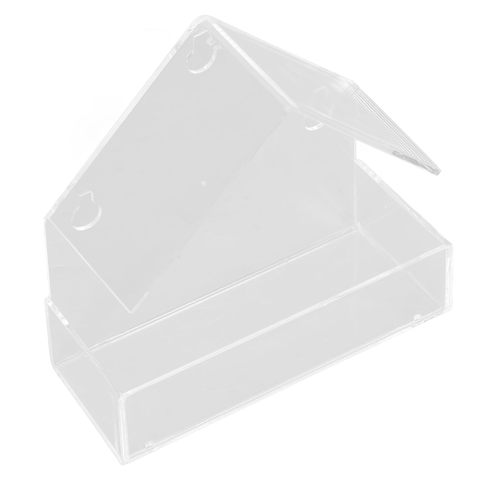 Window Bird Feeder with Suction Cup Window Acrylic Bird Feeding House Tray for Farm Garden - view 4