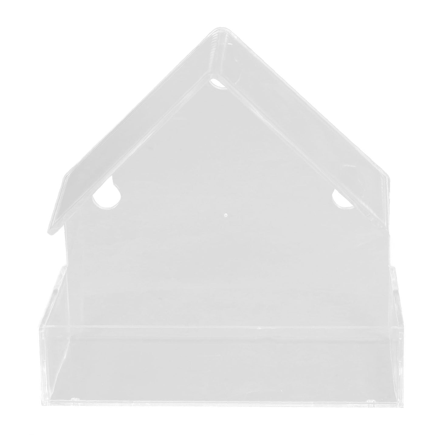 Window Bird Feeder with Suction Cup Window Acrylic Bird Feeding House Tray for Farm Garden - view 8