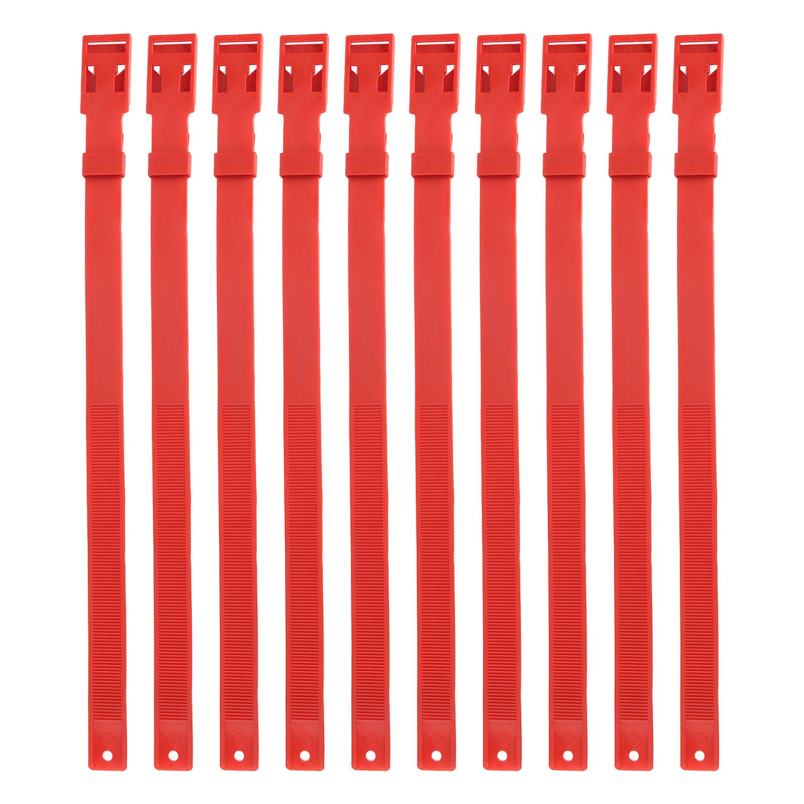 10PCS Goat Collar PU 23 Inch Adjustable Livestock Collar for Farm Animal Cow Horse Sheep Red - view 2