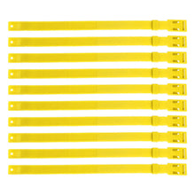10PCS Goat Collar PU 23 Inch Adjustable Livestock Collar for Farm Animal Cow Horse Sheep Yellow