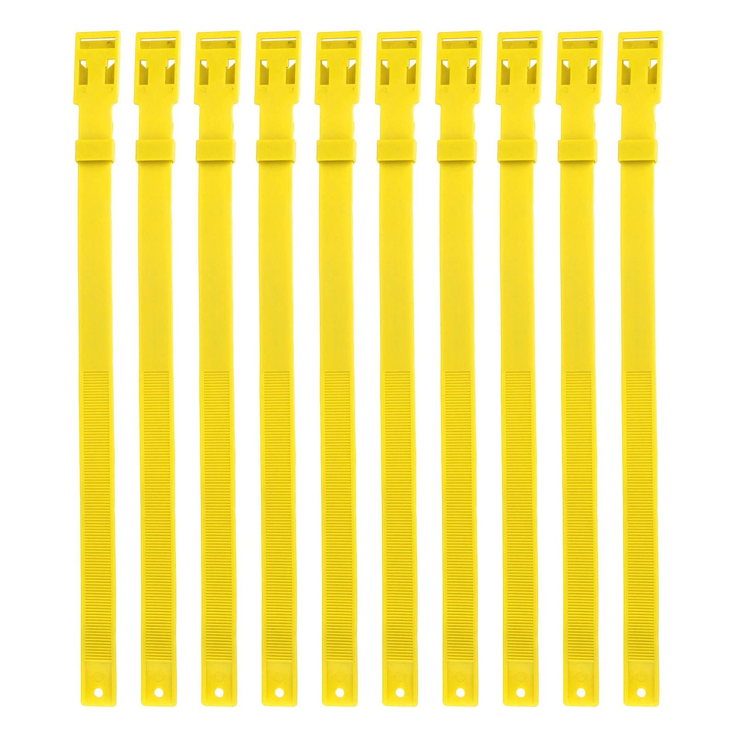 10PCS Goat Collar PU 23 Inch Adjustable Livestock Collar for Farm Animal Cow Horse Sheep Yellow - view 2