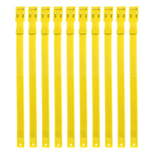 10PCS Goat Collar PU 23 Inch Adjustable Livestock Collar for Farm Animal Cow Horse Sheep Yellow - view 2