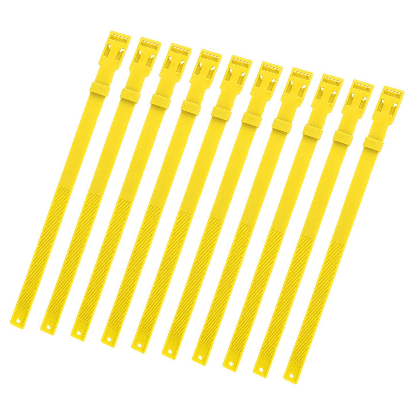 10PCS Goat Collar PU 23 Inch Adjustable Livestock Collar for Farm Animal Cow Horse Sheep Yellow - view 5