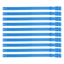 10PCS Goat Collar PU 23 Inch Adjustable Livestock Collar for Farm Animal Cow Horse Sheep Blue