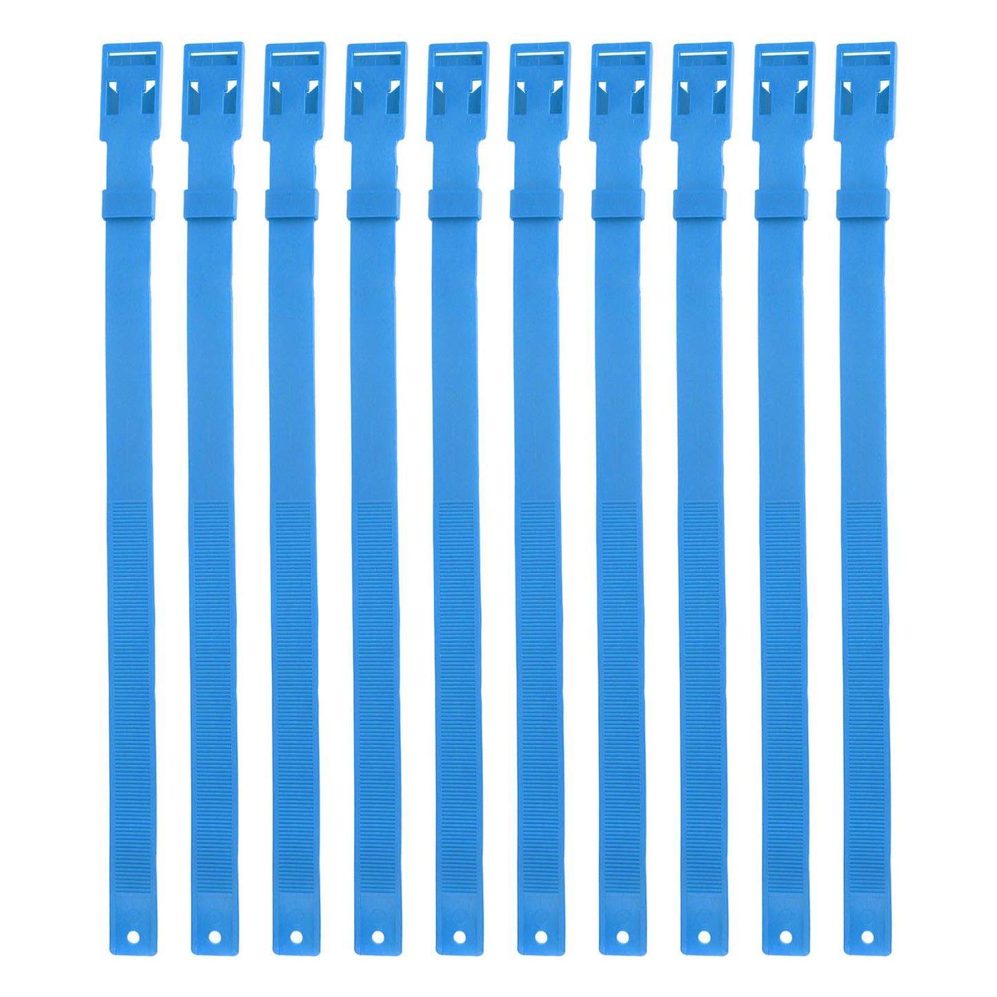 10PCS Goat Collar PU 23 Inch Adjustable Livestock Collar for Farm Animal Cow Horse Sheep Blue - view 2