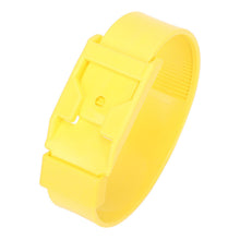 10Pcs Goat Collar Sheep Identification Bands Livestock Marking Ring Farming Equipment 36cm Yellow - view 2