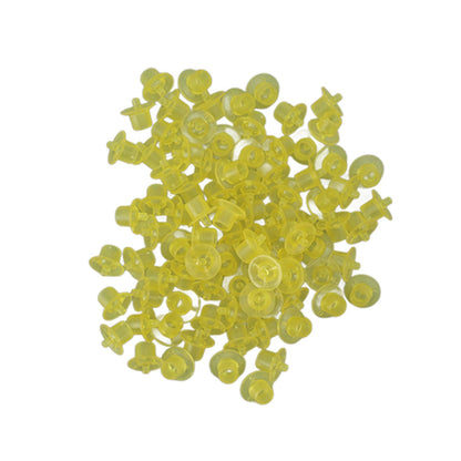 100PCS Queen Bee Rearing Cup Plastic Vivid Color Beekeeping Bee Cell Cup for Beekeeper Yellow - view 2