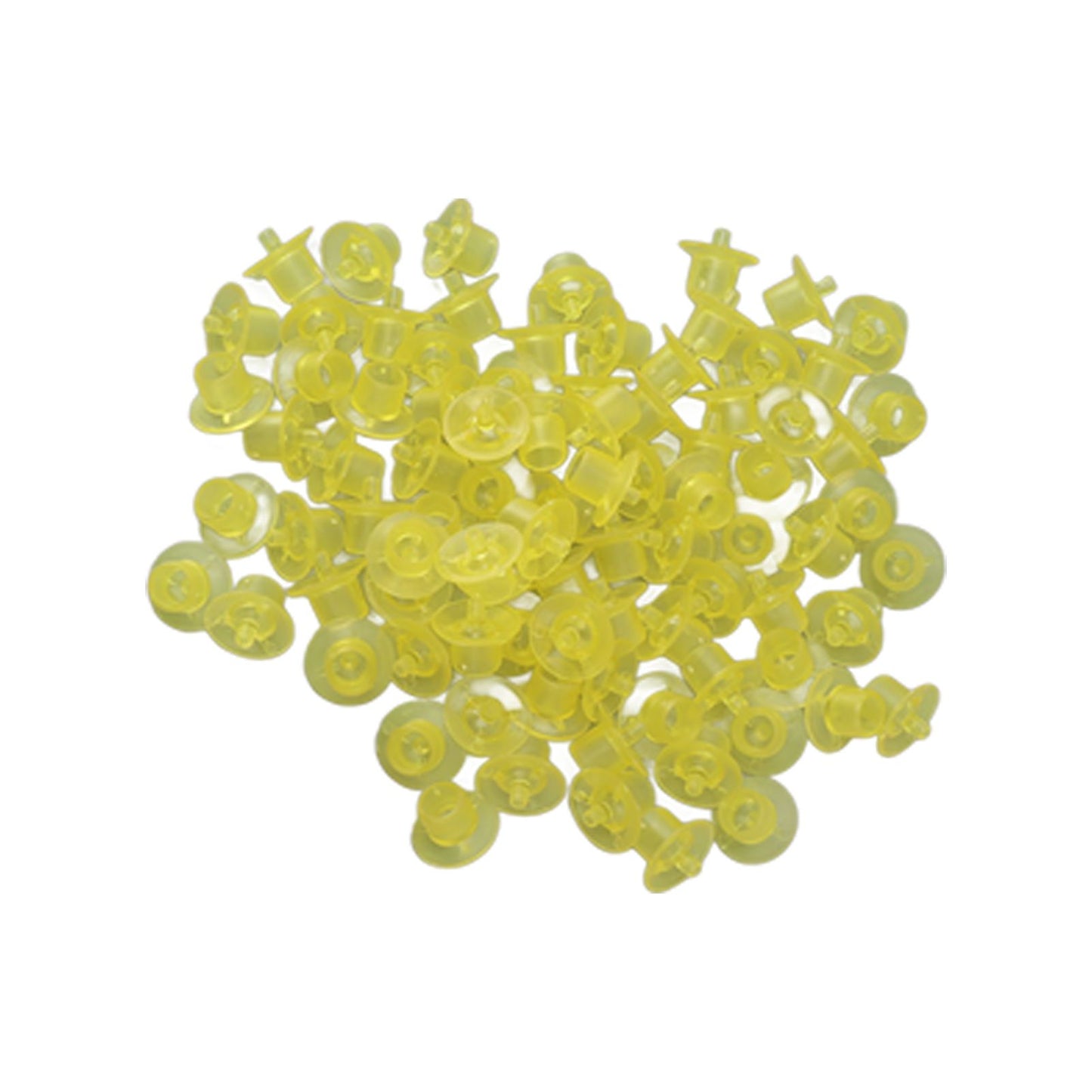 100PCS Queen Bee Rearing Cup Plastic Vivid Color Beekeeping Bee Cell Cup for Beekeeper Yellow - view 3