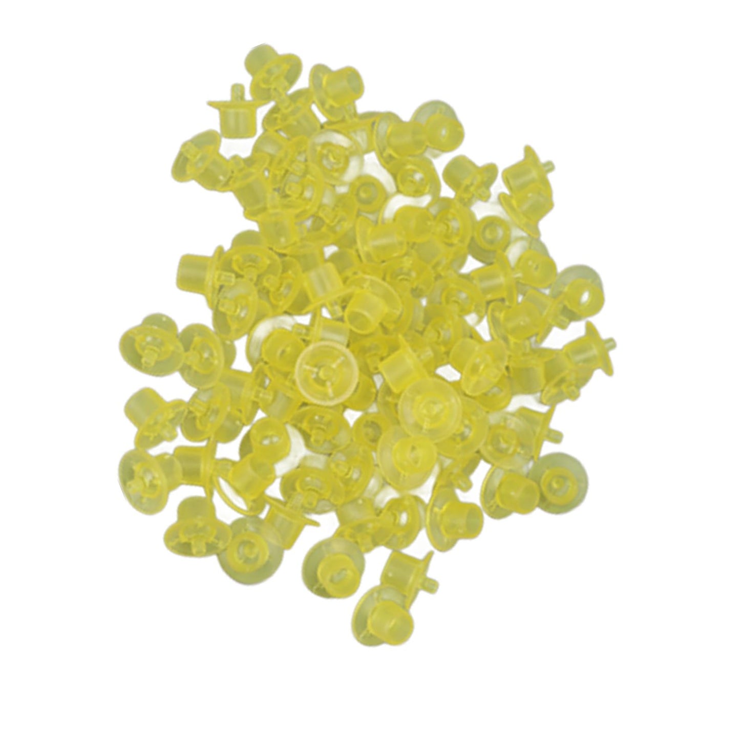 100PCS Queen Bee Rearing Cup Plastic Vivid Color Beekeeping Bee Cell Cup for Beekeeper Yellow - view 4
