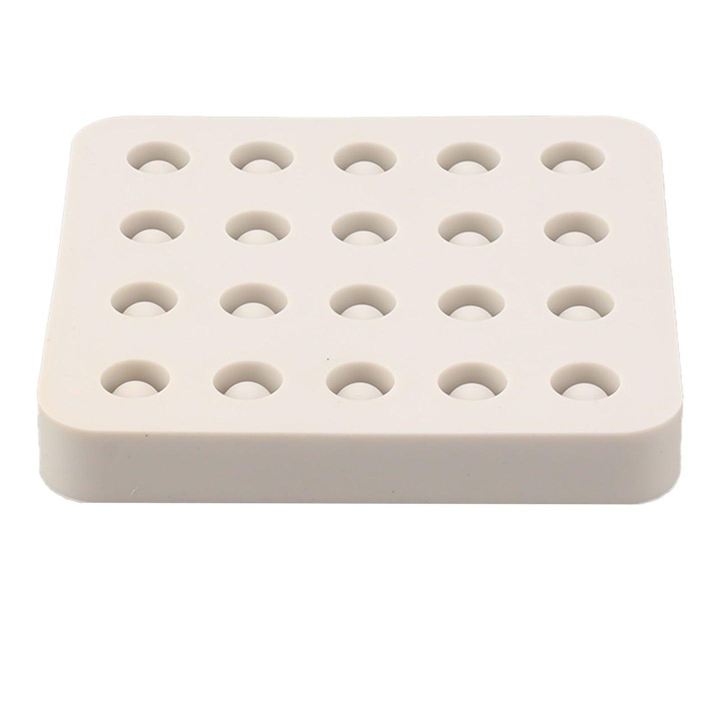 Wax Queen Grafting Cups Silicone Mold Beekeeping Beeswax Queen Cell Cups Making Mold 4 Rows 96x92x14mm - view 3