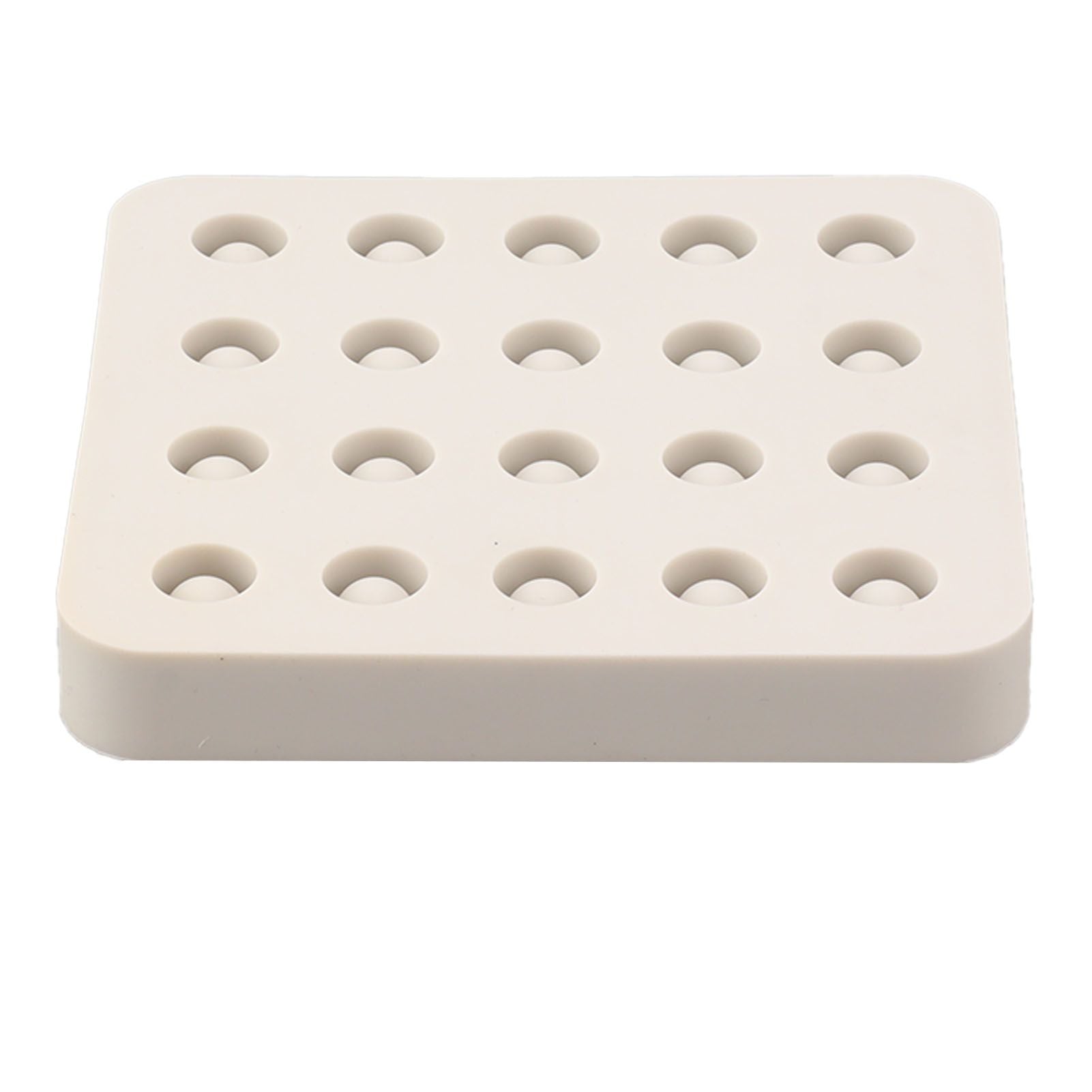 Wax Queen Grafting Cups Silicone Mold Beekeeping Beeswax Queen Cell Cups Making Mold 4 Rows 96x92x14mm - view 3