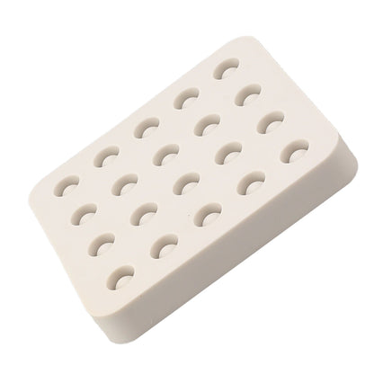 Wax Queen Grafting Cups Silicone Mold Beekeeping Beeswax Queen Cell Cups Making Mold 4 Rows 96x92x14mm - view 6