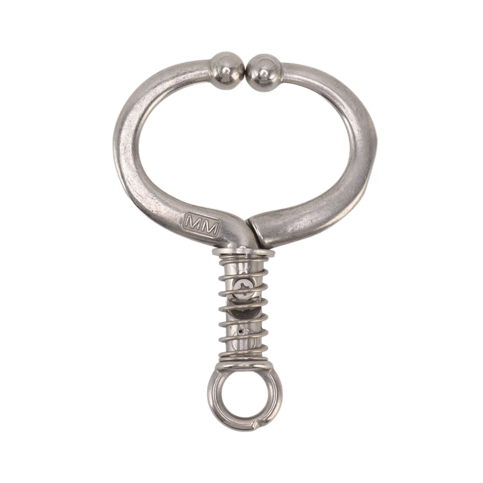 Cattle Nose Ring Durable Stainless Steel Cattle Ring Spherical Cattle Ring Clamp Traction for Home Farm HL Q4D - view 2