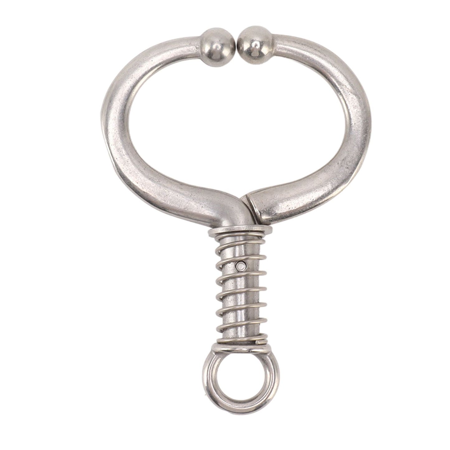 Cattle Nose Ring Durable Stainless Steel Cattle Ring Spherical Cattle Ring Clamp Traction for Home Farm HL Q4D - view 3