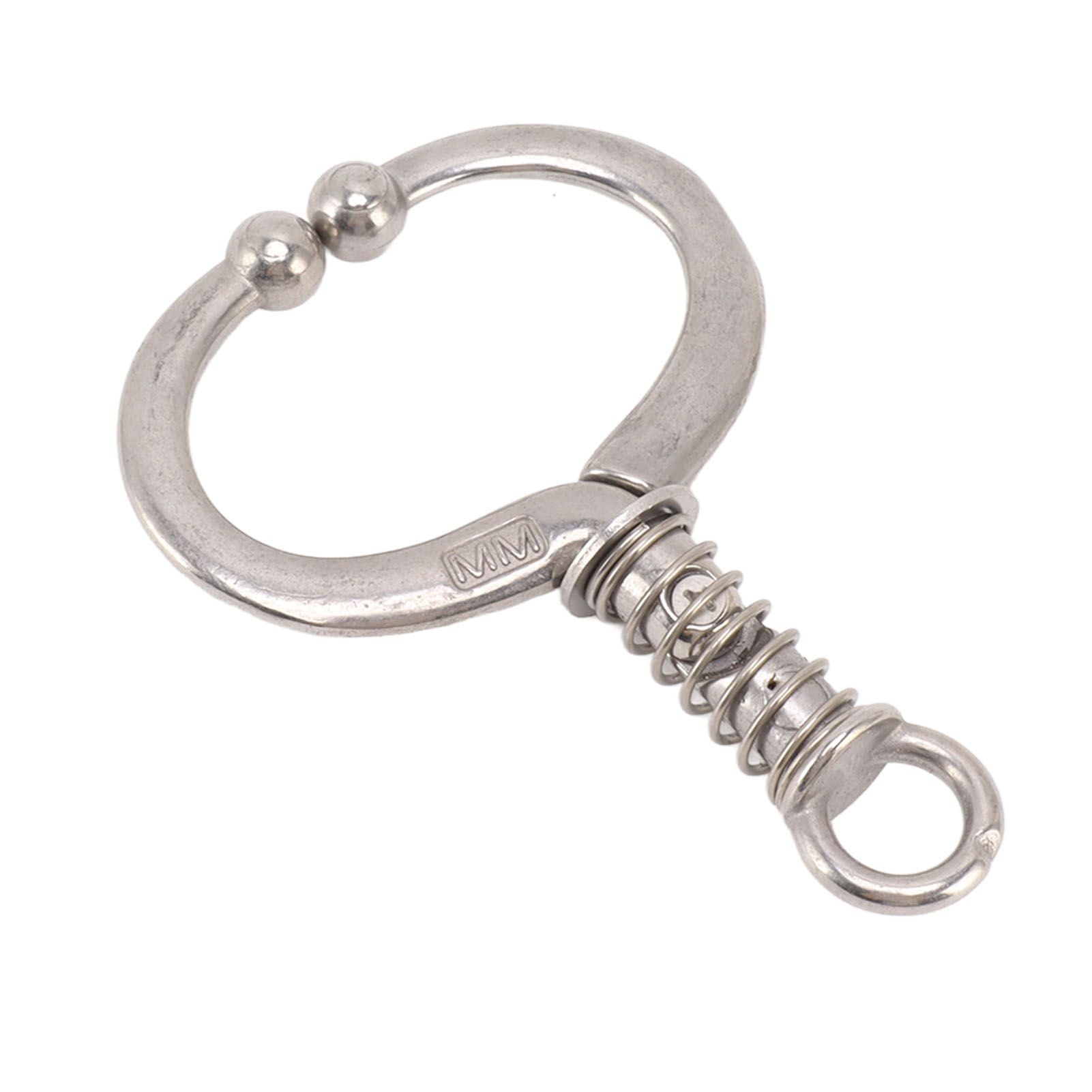 Cattle Nose Ring Durable Stainless Steel Cattle Ring Spherical Cattle Ring Clamp Traction for Home Farm HL Q4D - view 4