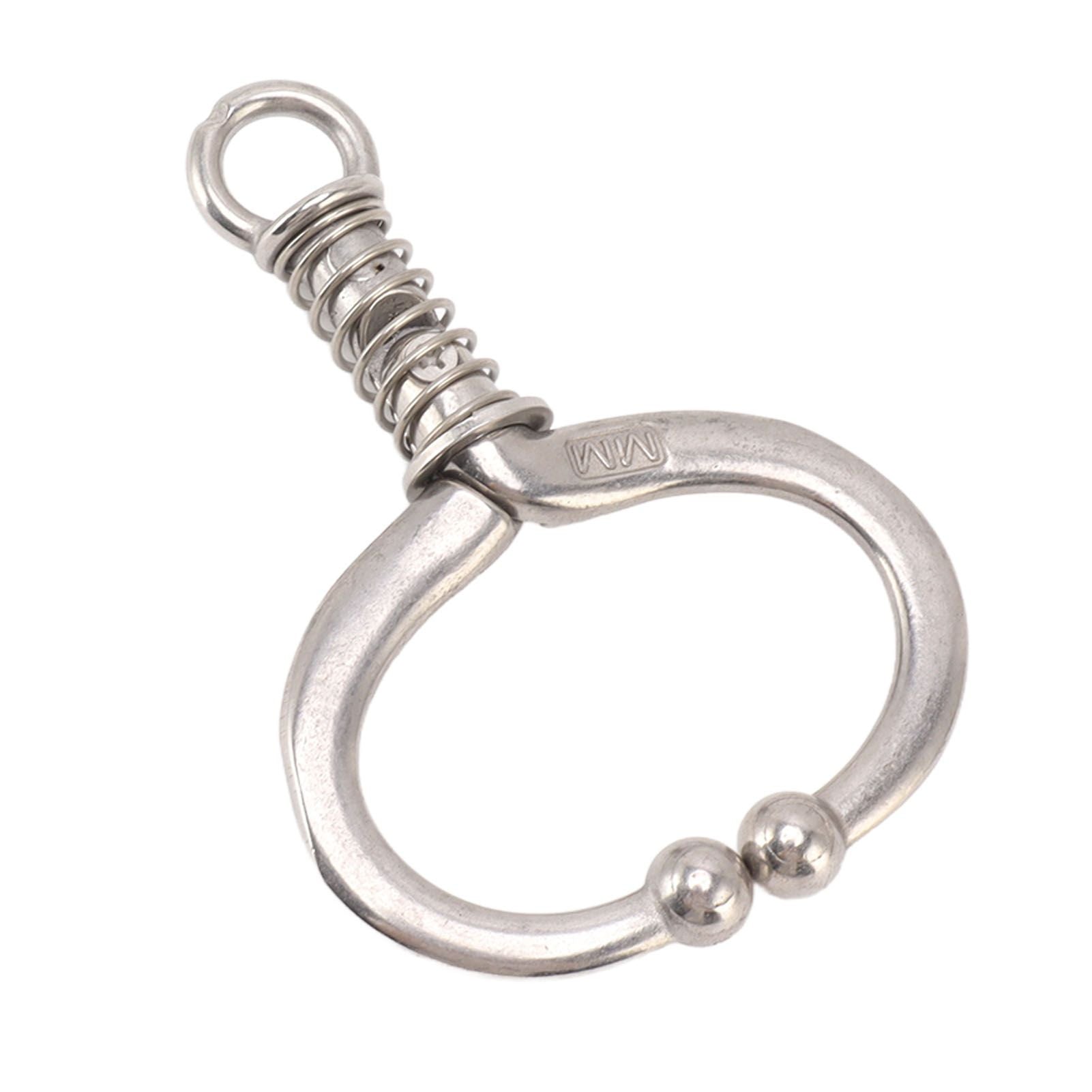 Cattle Nose Ring Durable Stainless Steel Cattle Ring Spherical Cattle Ring Clamp Traction for Home Farm HL Q4D - view 7