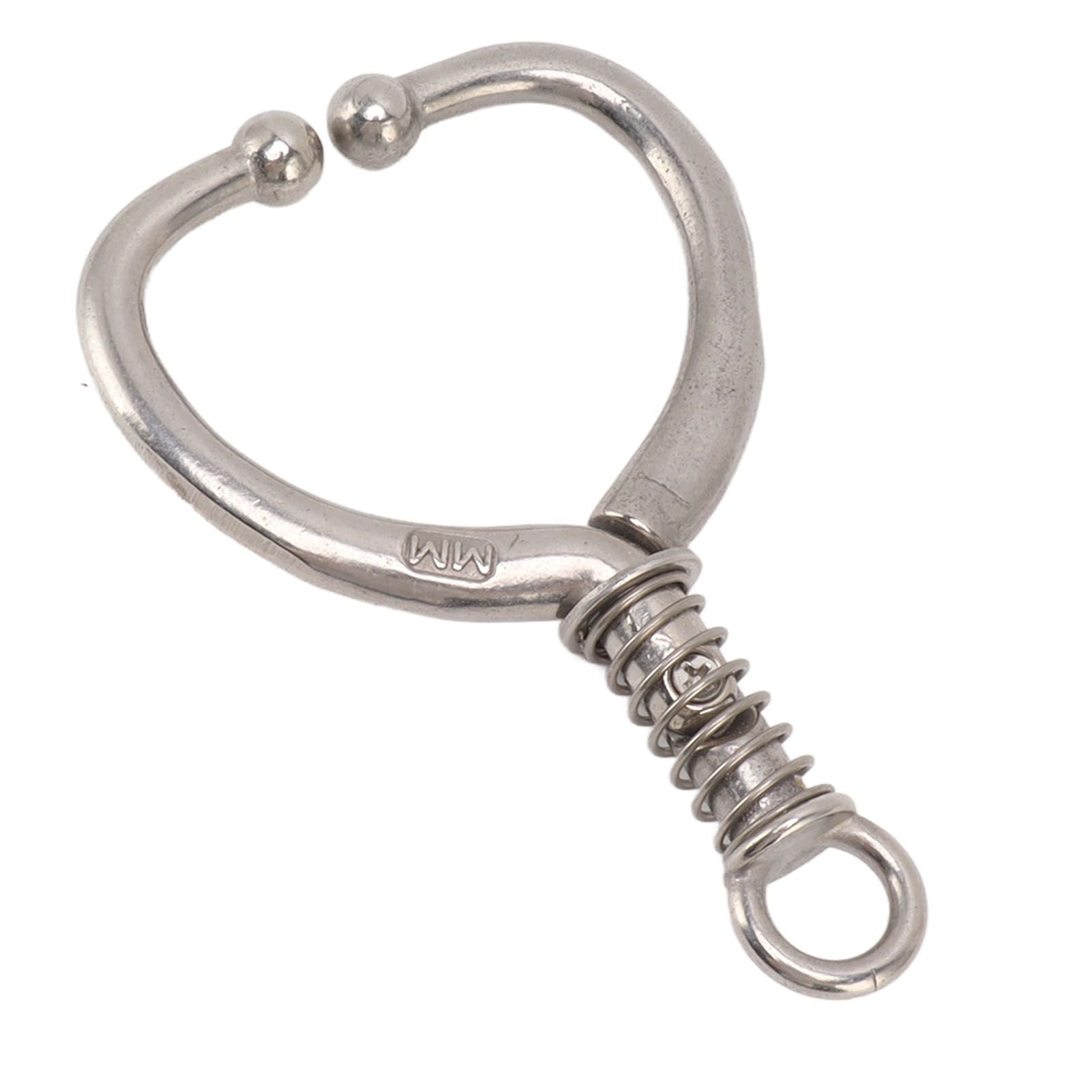 Cattle Nose Ring Durable Stainless Steel Cattle Ring Spherical Cattle Ring Clamp Traction for Home Farm HL Q4E - view 4
