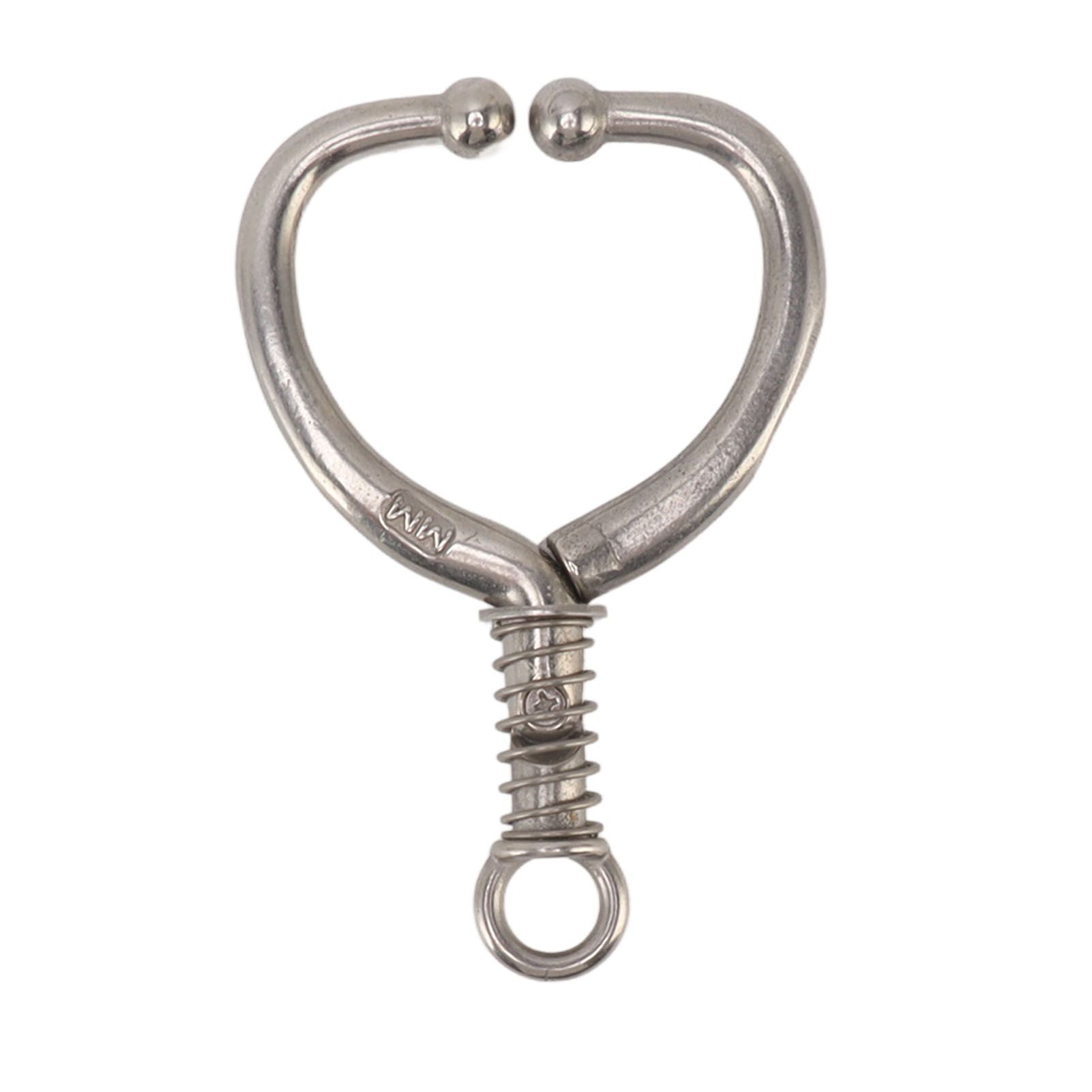 Cattle Nose Ring Durable Stainless Steel Cattle Ring Spherical Cattle Ring Clamp Traction for Home Farm HL Q4E - view 8