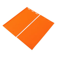 2 Sheets 5.4mm Silicone Beeswax Mold Beeswax Foundation Press Embosser Honeycomb Sheets Mold Bee Keeping Supplies Orange - view 2