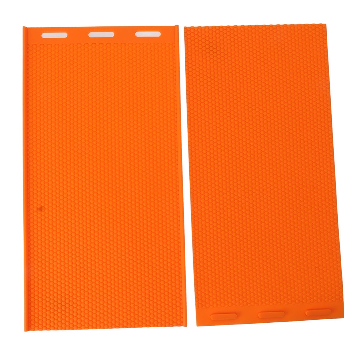2 Sheets 5.4mm Silicone Beeswax Mold Beeswax Foundation Press Embosser Honeycomb Sheets Mold Bee Keeping Supplies Orange - view 9