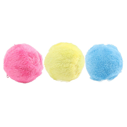 Automatic Rolling Ball Floor Cleaning Attract Attention Pet Interactive Roller Ball Toy with Plush Cover - view 7