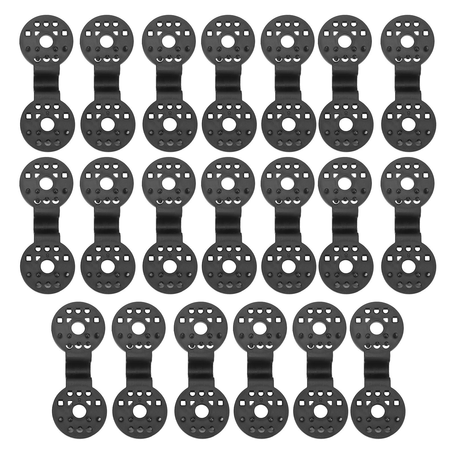 20 Pcs Shade Cloth Lock Grip PP Net Fence Fabric Fixing Clamp for Insect Garden Agricultural Nets
