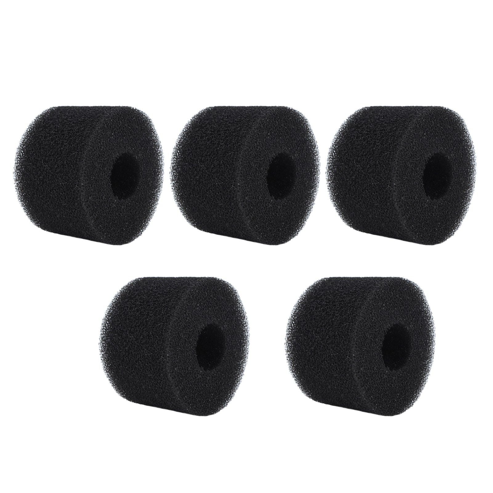 5PCS Pool Filter Sponge PU Sponge Black Reusable Washable Cylindrical Simming Pool Filter Foam for Pool Pump S - view 4