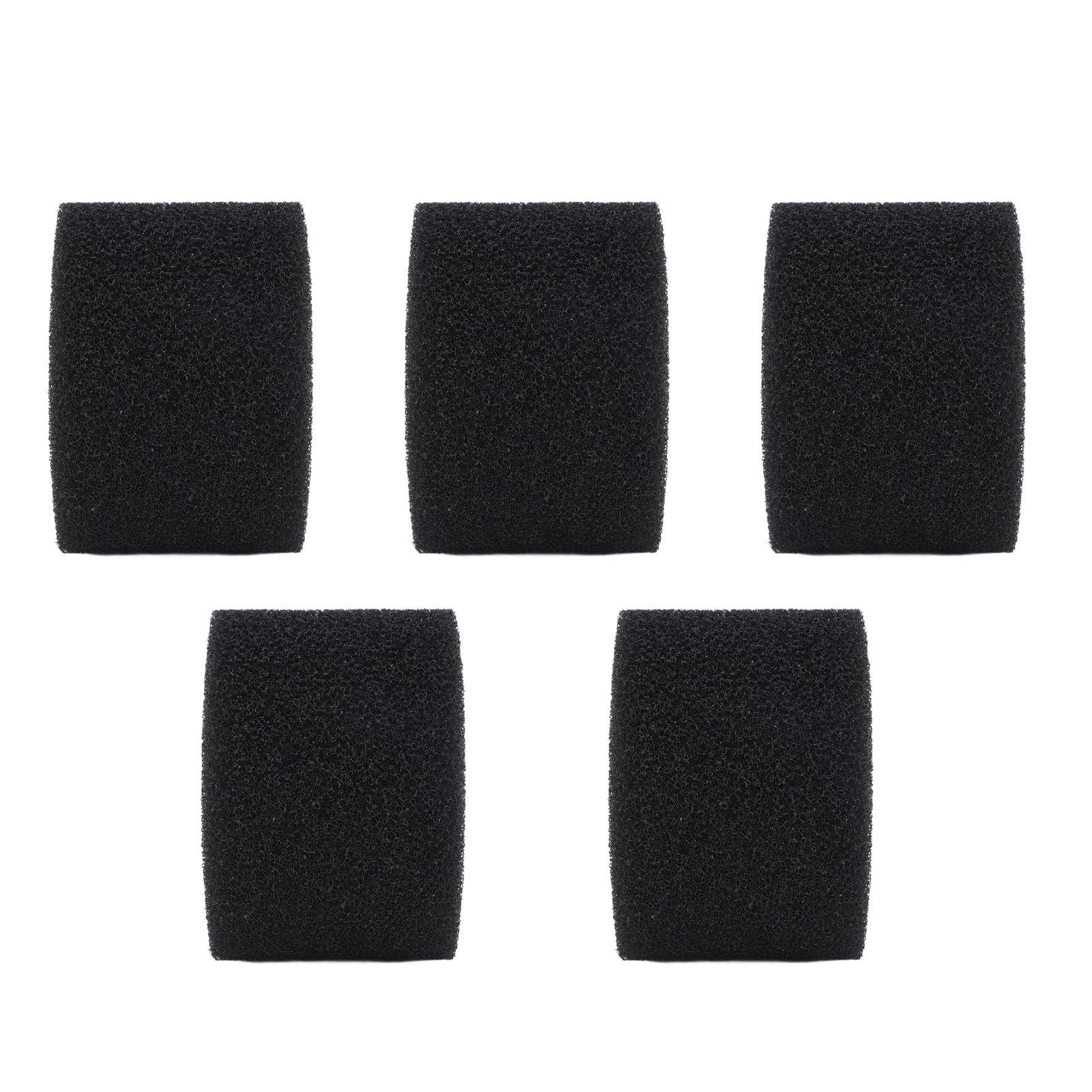 5PCS Pool Filter Sponge PU Sponge Black Reusable Washable Cylindrical Simming Pool Filter Foam for Pool Pump S - view 5