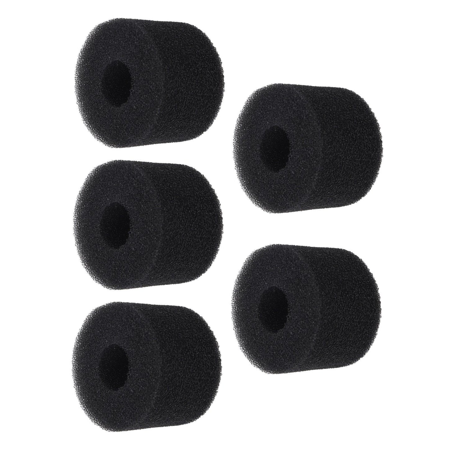 5PCS Pool Filter Sponge PU Sponge Black Reusable Washable Cylindrical Simming Pool Filter Foam for Pool Pump S - view 6