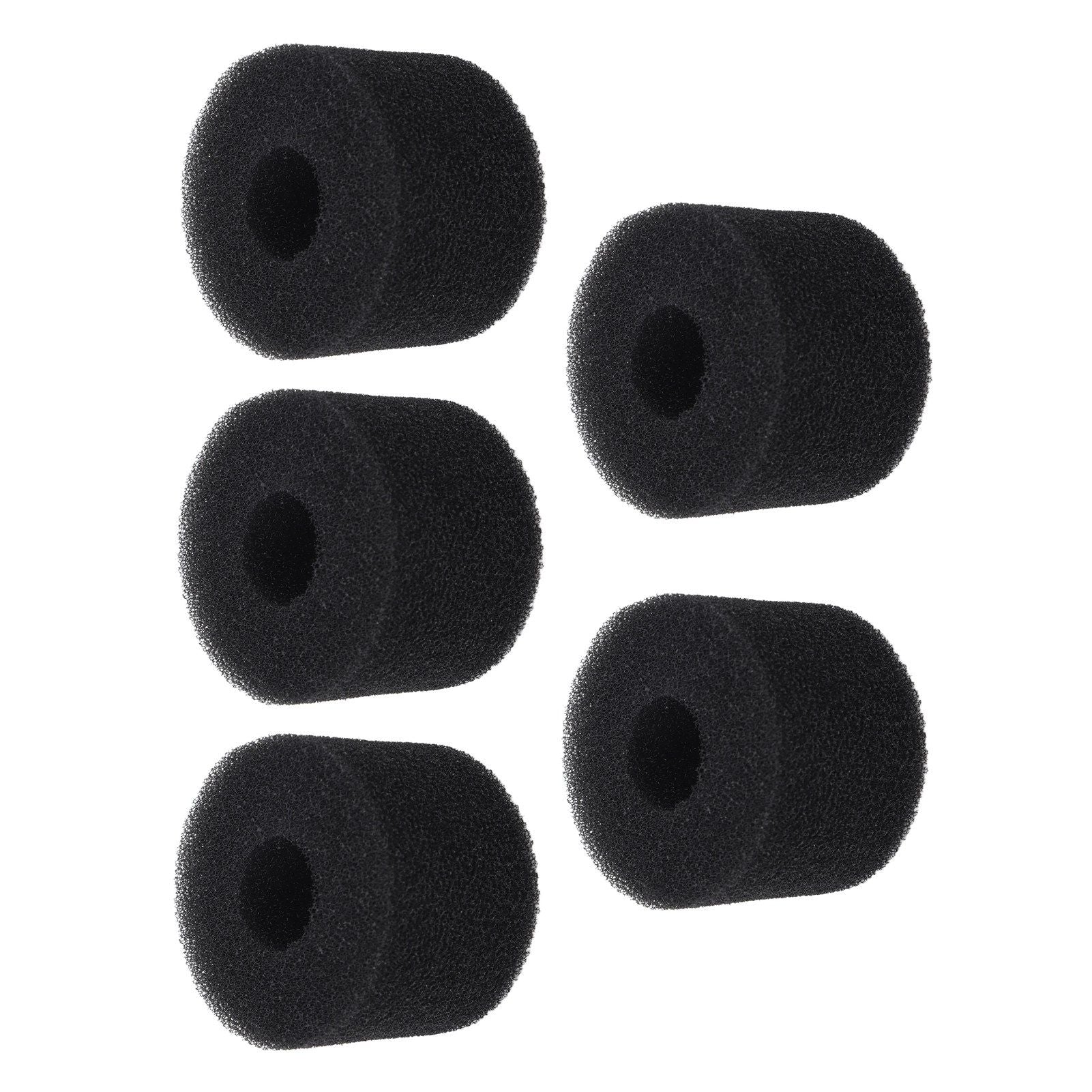 5PCS Pool Filter Sponge PU Sponge Black Reusable Washable Cylindrical Simming Pool Filter Foam for Pool Pump S - view 6