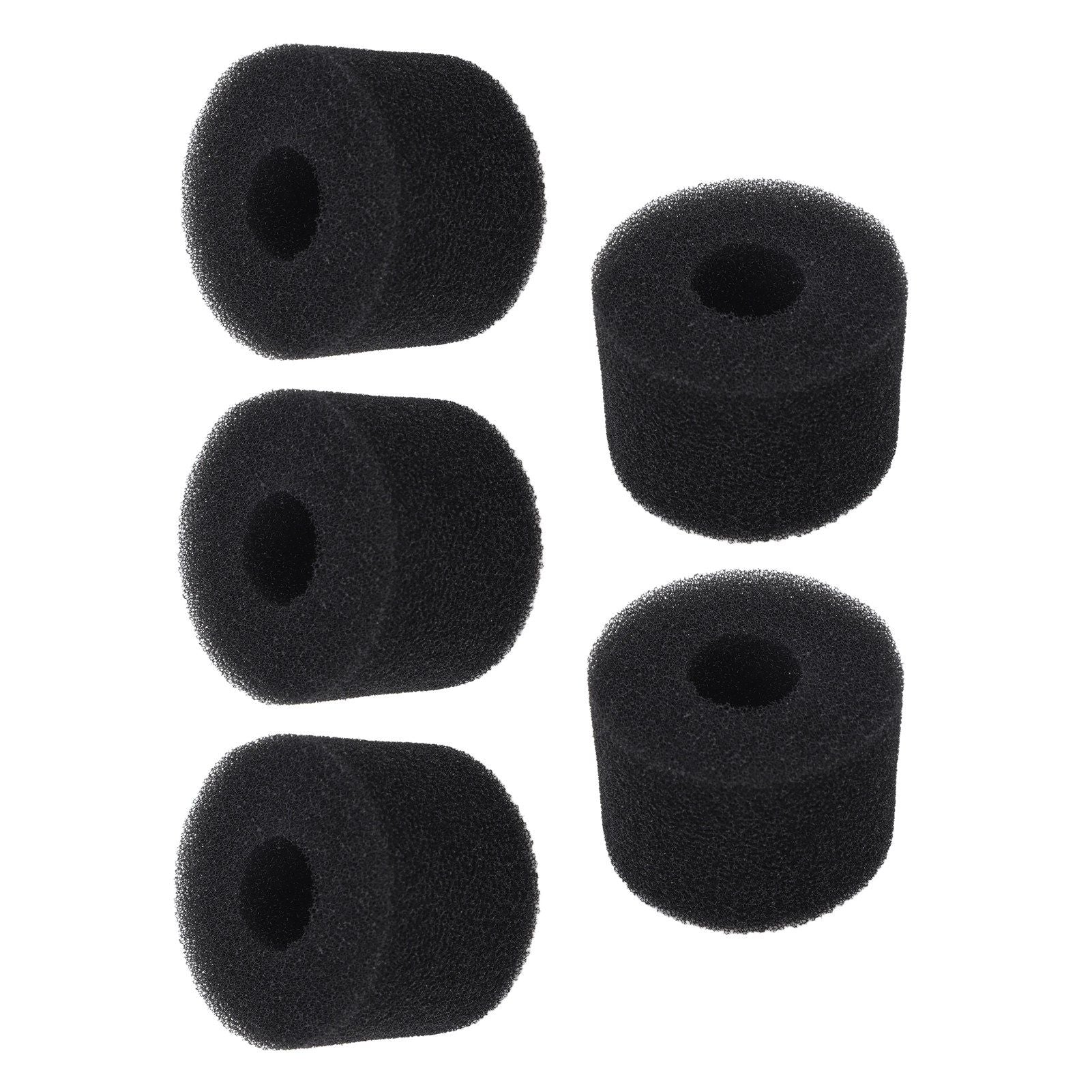 5PCS Pool Filter Sponge PU Sponge Black Reusable Washable Cylindrical Simming Pool Filter Foam for Pool Pump S - view 8