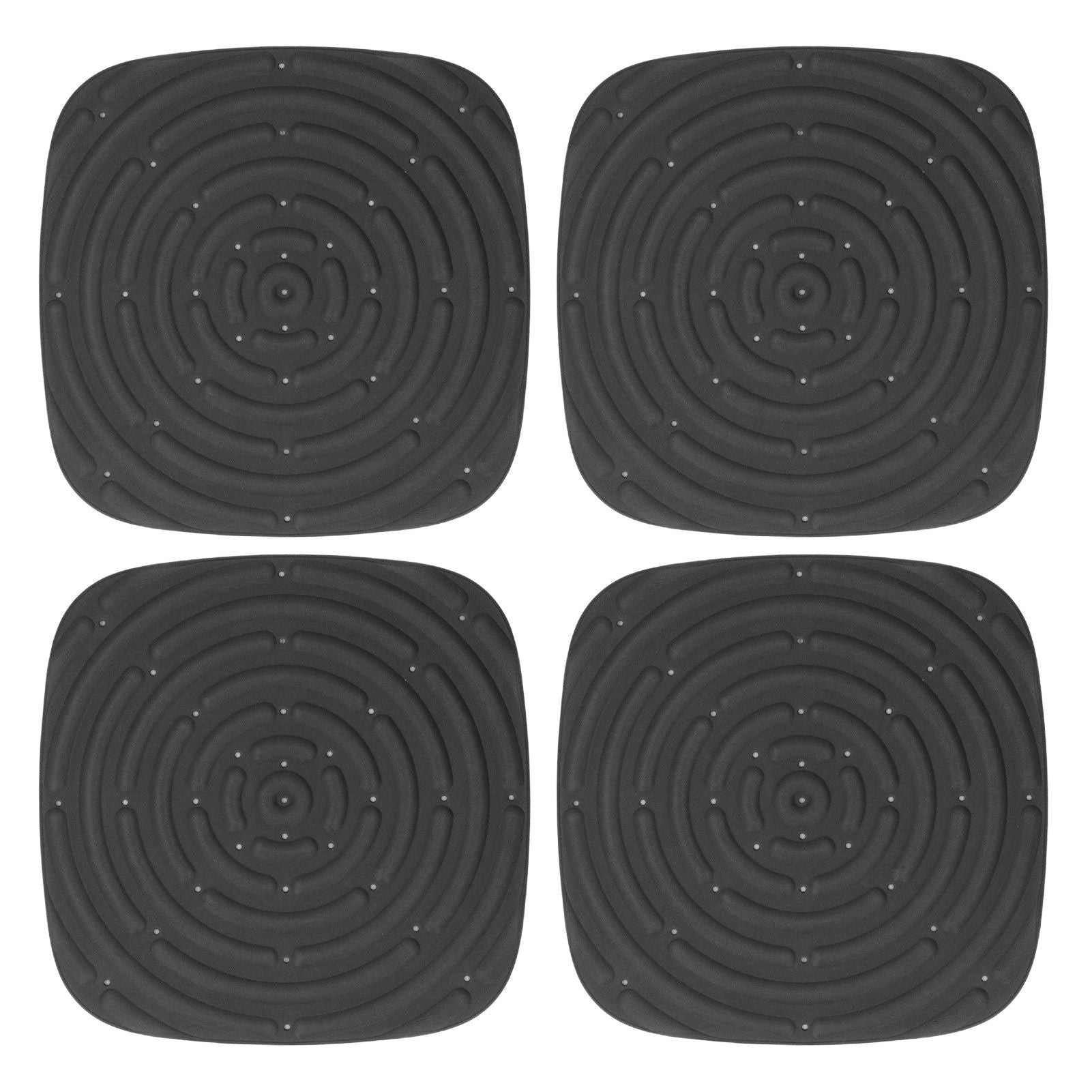 4pcs Chicken Nest Mat Washable Chicken Nesting Pads Nesting Box Pads for Laying Eggs Black