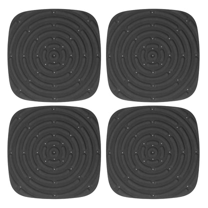 4pcs Chicken Nest Mat Washable Chicken Nesting Pads Nesting Box Pads for Laying Eggs Black