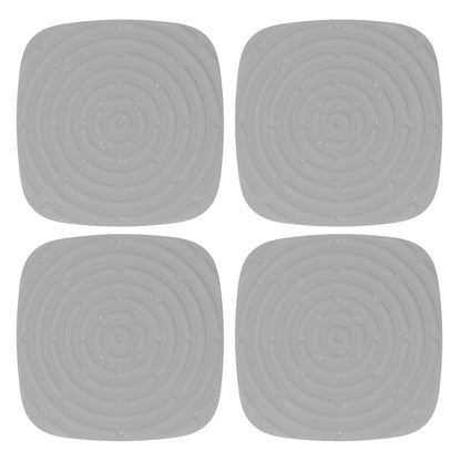 4pcs Chicken Nest Mat Washable Chicken Nesting Pads Nesting Box Pads for Laying Eggs Grey
