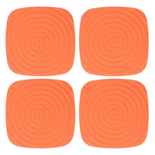 4pcs Chicken Nest Mat Washable Chicken Nesting Pads Nesting Box Pads for Laying Eggs Orange