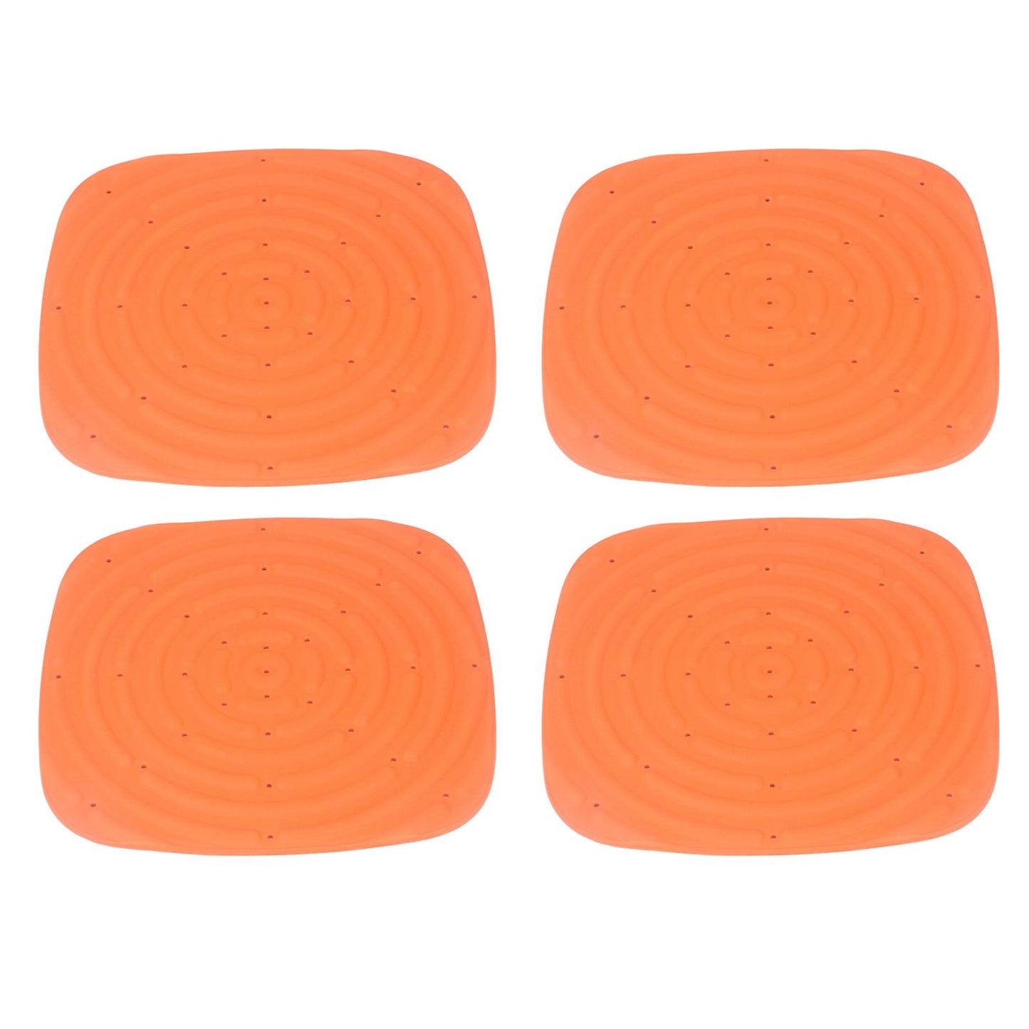 4pcs Chicken Nest Mat Washable Chicken Nesting Pads Nesting Box Pads for Laying Eggs Orange - view 2