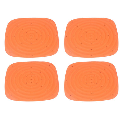 4pcs Chicken Nest Mat Washable Chicken Nesting Pads Nesting Box Pads for Laying Eggs Orange - view 2