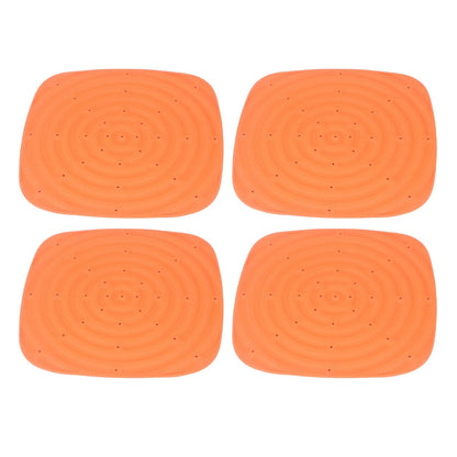 4pcs Chicken Nest Mat Washable Chicken Nesting Pads Nesting Box Pads for Laying Eggs Orange - view 3