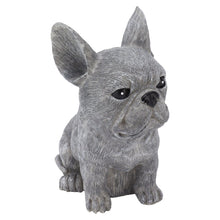 Dog Garden Statues DIY Lifelike Prevent Cracking Resin Dog Statues Home Decor for Courtyard Lawn Sitting Dog - view 2