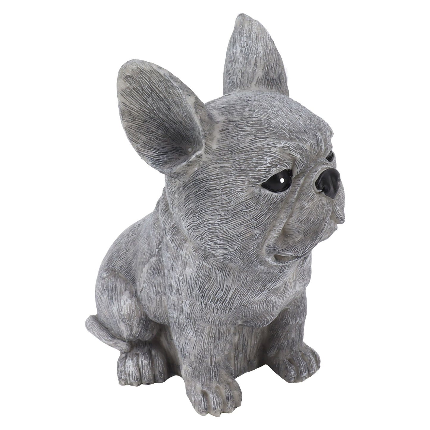 Dog Garden Statues DIY Lifelike Prevent Cracking Resin Dog Statues Home Decor for Courtyard Lawn Sitting Dog - view 3