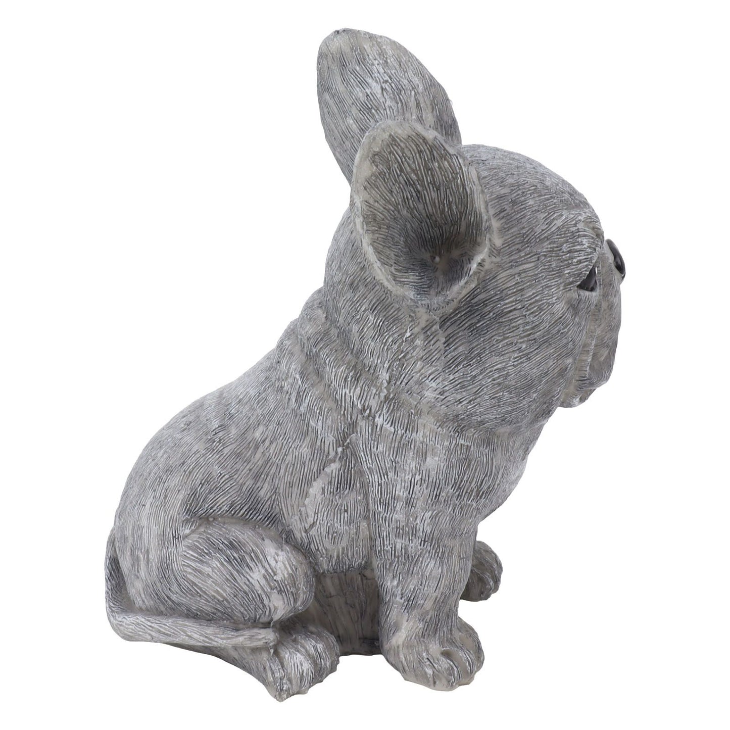 Dog Garden Statues DIY Lifelike Prevent Cracking Resin Dog Statues Home Decor for Courtyard Lawn Sitting Dog - view 4