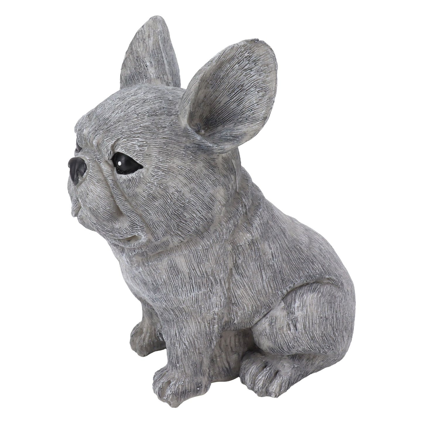 Dog Garden Statues DIY Lifelike Prevent Cracking Resin Dog Statues Home Decor for Courtyard Lawn Sitting Dog - view 6
