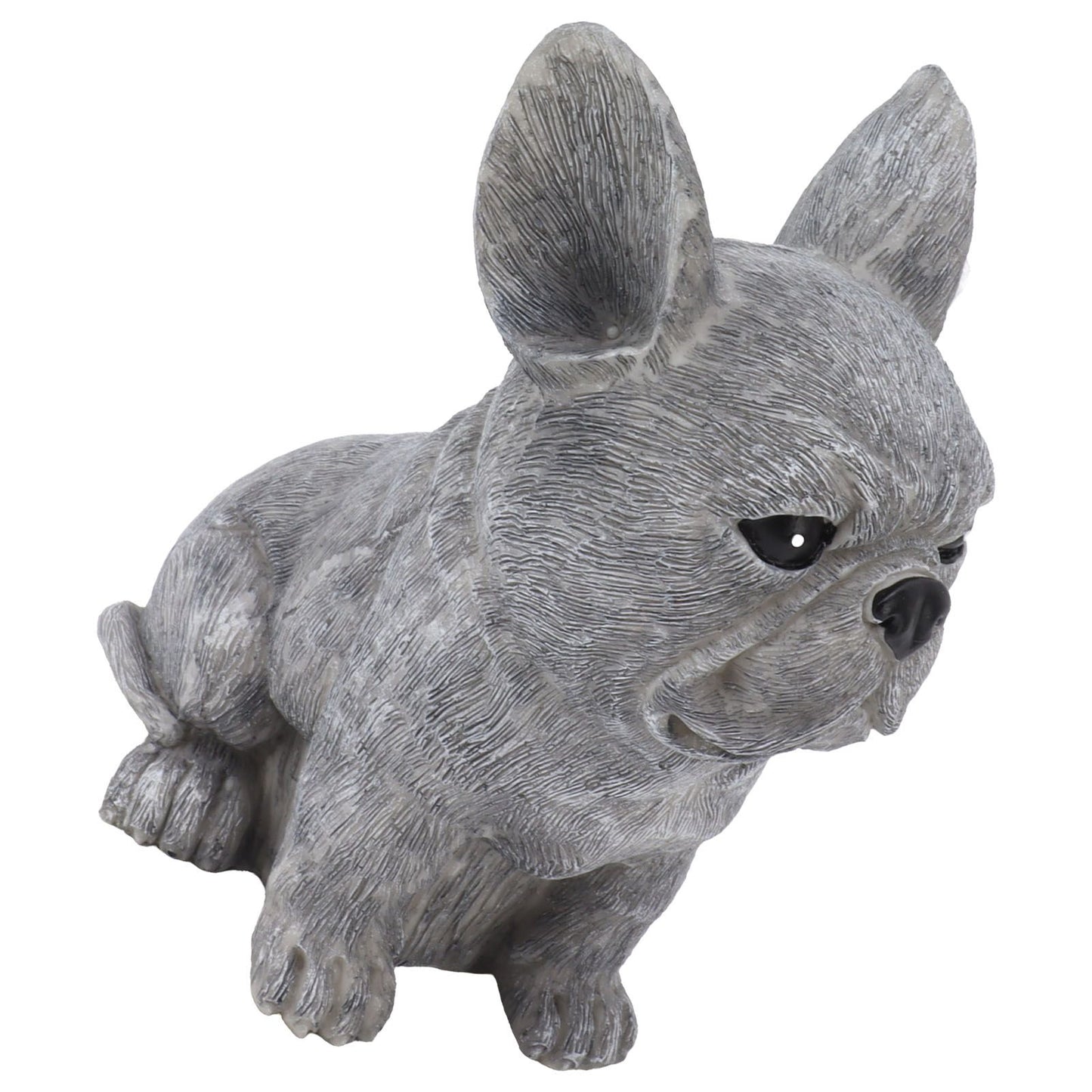 Dog Garden Statues DIY Lifelike Prevent Cracking Resin Dog Statues Home Decor for Courtyard Lawn Sitting Dog - view 8