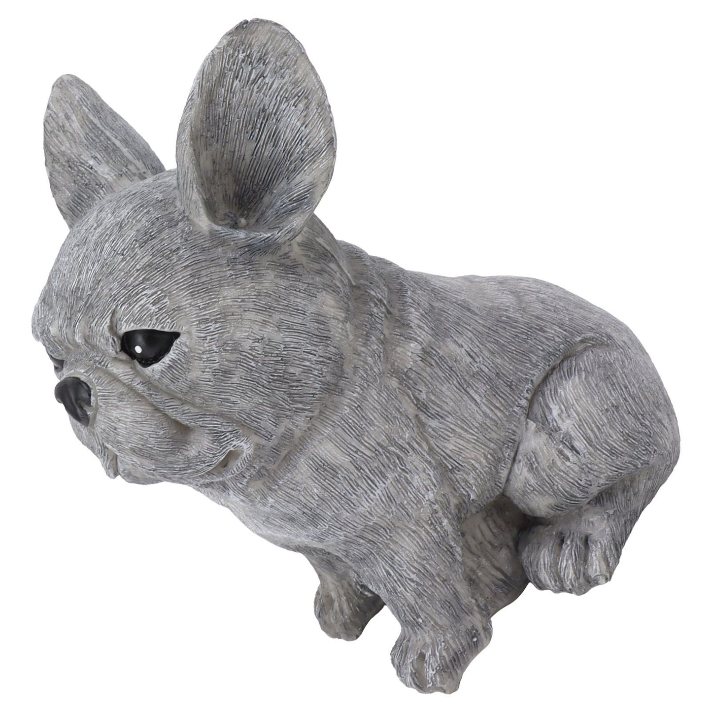 Dog Garden Statues DIY Lifelike Prevent Cracking Resin Dog Statues Home Decor for Courtyard Lawn Sitting Dog - view 10